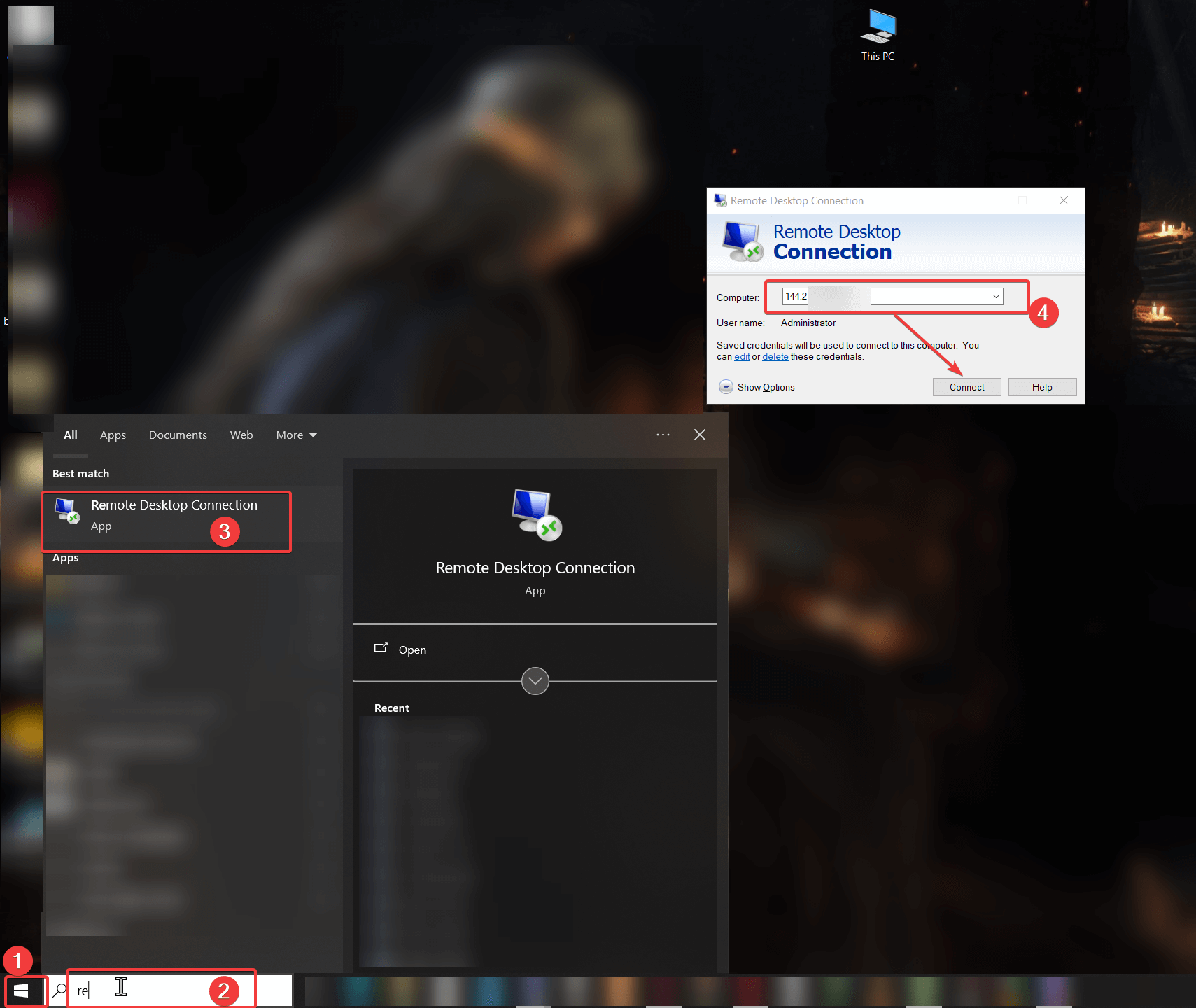 Connecting VPS